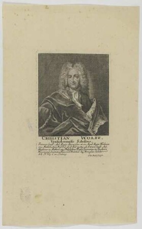 Bildnis des Christian Wolff