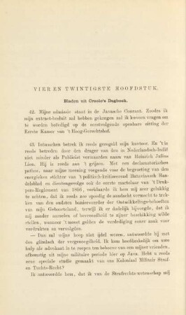 Vier en twintigste hoofdstuk