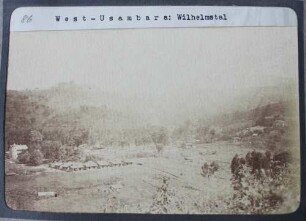 West-Usambara. Wilhelmstal.