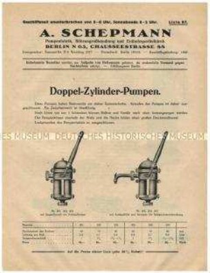 Doppel-Zylinder-Pumpe
