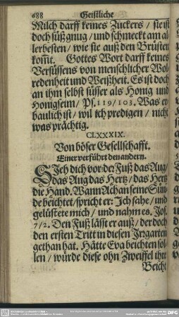 CLXXXIX. Von böser Gesellschafft