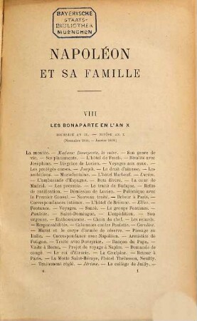 Napoléon et sa famille, 2