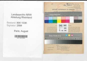 Entnazifizierung August Paris , geb. 05.12.1894 (Lokfuehrer)