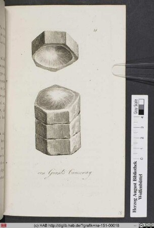 Vier Glieder des Säulen-Basalts von Giant's Causeway.