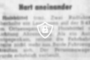 Hart aneinander