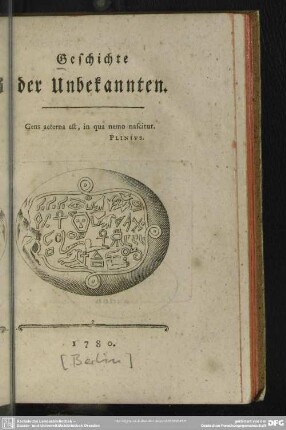 Geschichte der Unbekannten