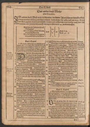 Das ander buch Mose/ oder Exodus.
