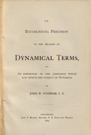 Principles of dynamics