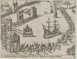 EINZUG des Cardinals und Ertzhertzogeen Alberti zu Brusel, geschehen, Anno 1596 den 11 Februarius