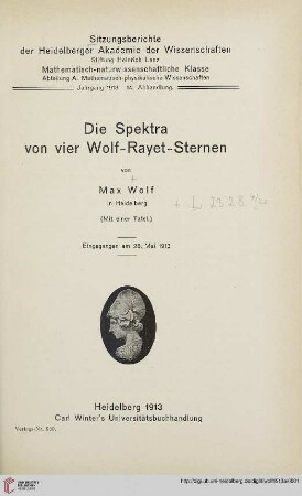 Die Spektra von vier Wolf-Rayet-Sternen
