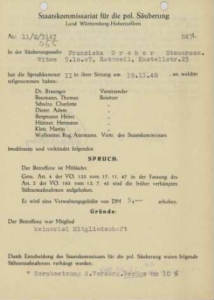 Dreher, Franziska
