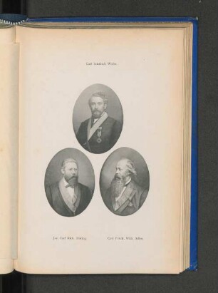 Carl Friedrich Wiebe. Jac. Carl Rich. Möring. Carl Friedr. Wilh. Adler.