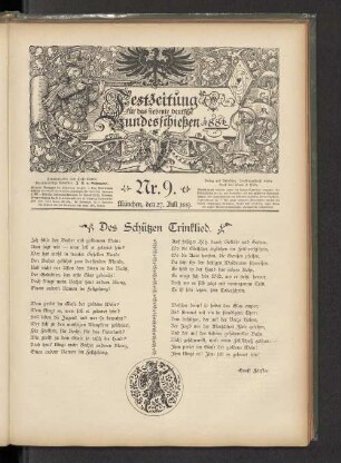 Nr. 9. München, den 27. Juli 1881.