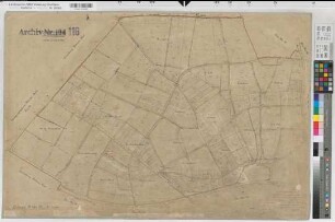 Dülmen, Stadt und Kspl., Haus Dülmen (Dülmen), Umlegung Dülmen, Urkarte 2 Dülmen Flur 27