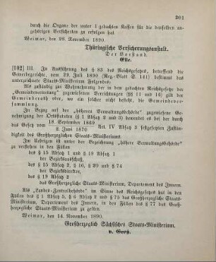 102. Ministerial-Bekanntmachung, die Ausführung des § 83 des Reichsgesetzes vom 29. Juli 1890 über die Gewerbegerichte betreffend