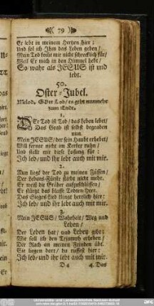 50. Oster-Jubel.
