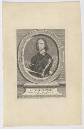 Bildnis des Oliver Cromwell