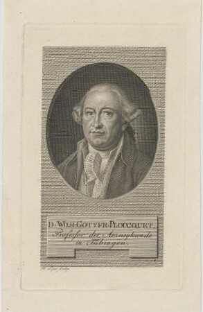 Bildnis des Wilh. Gottfr. Ploucquet