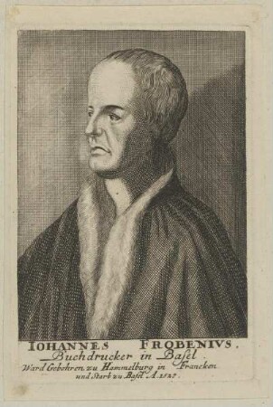 Bildnis des Iohannes Frobenivs