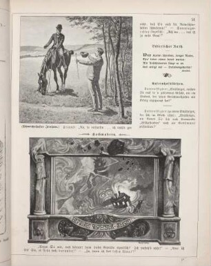 "Schmeichelhafter Irrthum" "Hochmodern"