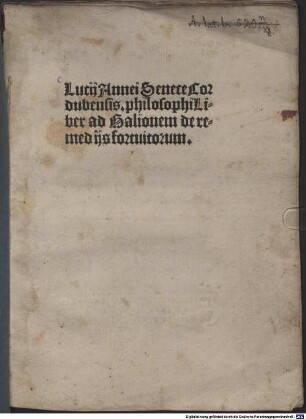 De remediis fortuitorum