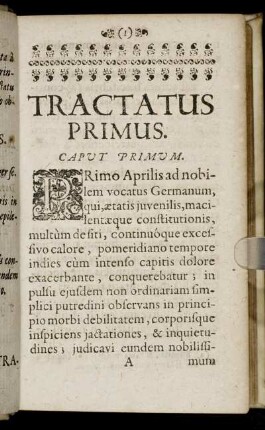 Tractatus Primus.