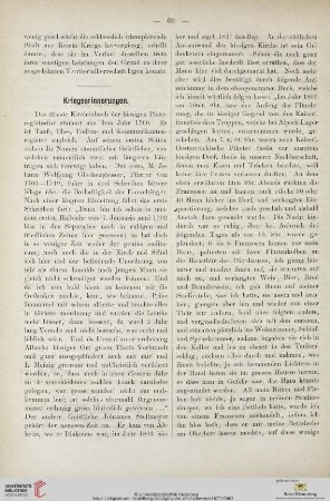 Kriegserinnerungen