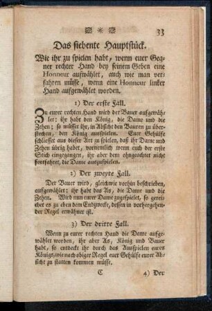 Das siebente Hauptstück