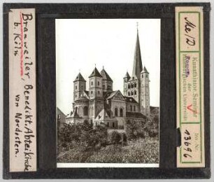 Brauweiler, Benediktinerklosterkirche: Aussenansicht von Nordosten