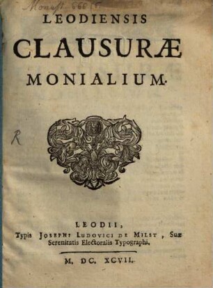 Leodiensis Clausura monialium