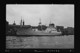 Athene (1959), Livestock carrier, Cimbria Reederei AG, Lübeck, Bau-Nr. 5274
