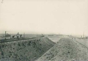 Seedammbau Klanxbüll, Deutschland, 1926