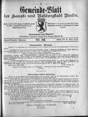 1918,10: Nr. 10, 10. März 1918