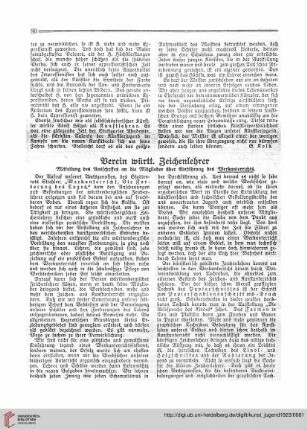 N.F. 3.1923 S.80-81: Verein württ. Zeichenlehrer : Mitteilung des Ausschuffes an die Mitglieder über Einführung des Werkunterrichts