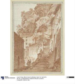 Blick in eine Dorfstraße