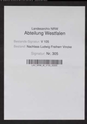 1 Brief von Freifrau von Ketteler geb. von Galen