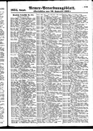 1634. Ausgabe. Donnerstag, 20. September 1917
