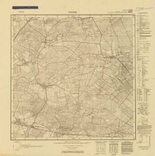 2419 (alte Nr.: 1023) Köhlen, Meßtischblatt (4cm - Karte)
