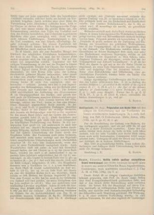 524 [Rezension] Heiligstedt, Aug., Präparation zum Buche Hiob mit den nötigen die Ueberstzung und das Verständnis des Textes erleichternden Anmerkungen. In 2. verb. Aufl