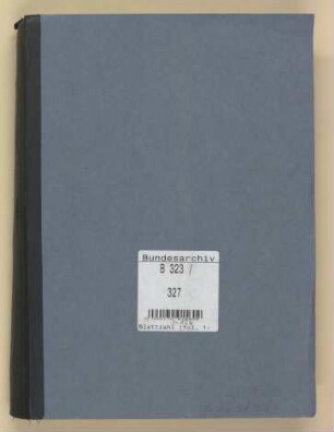 Tätigkeit der Property Division - Restitution Branch - Monuments, Fine Arts and Archives Section.- Allgemeine Vorschriften, Vorhaben und Maßnahmen