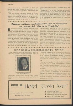 Éxito de una colaboradora de "Nativa"