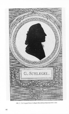 Abb. 21 Carl August Moritz Schlegel, Generalsuperintendent 1816-1826