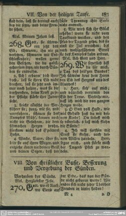 VIII. Von christlicher Buße, Besserung und Vergebung der Sünden