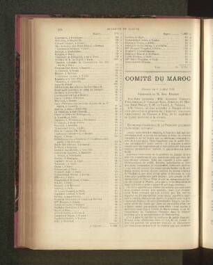 Comité Du Maroc.
