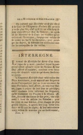 337-339, Interregne
