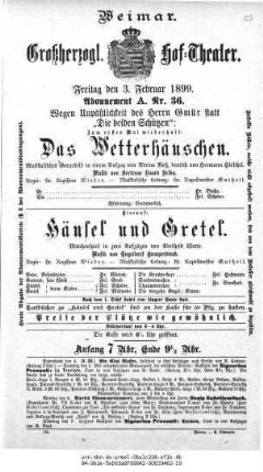 Hänsel und Gretel