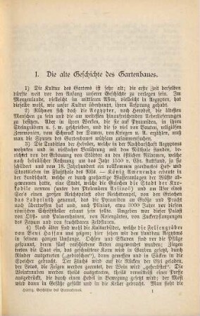Geschichte des Gartenbaus