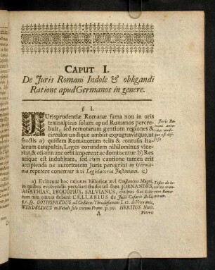 1-109, Caput I.