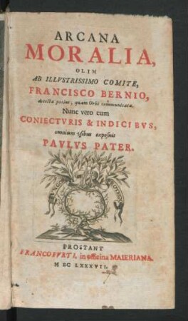 Arcana Moralia