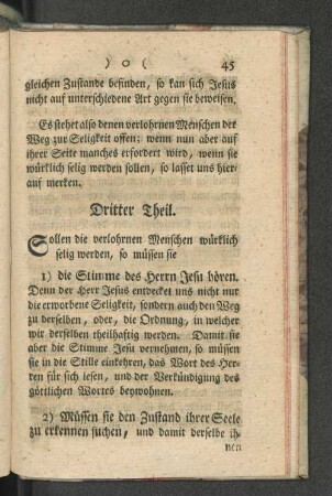 Dritter Theil.
